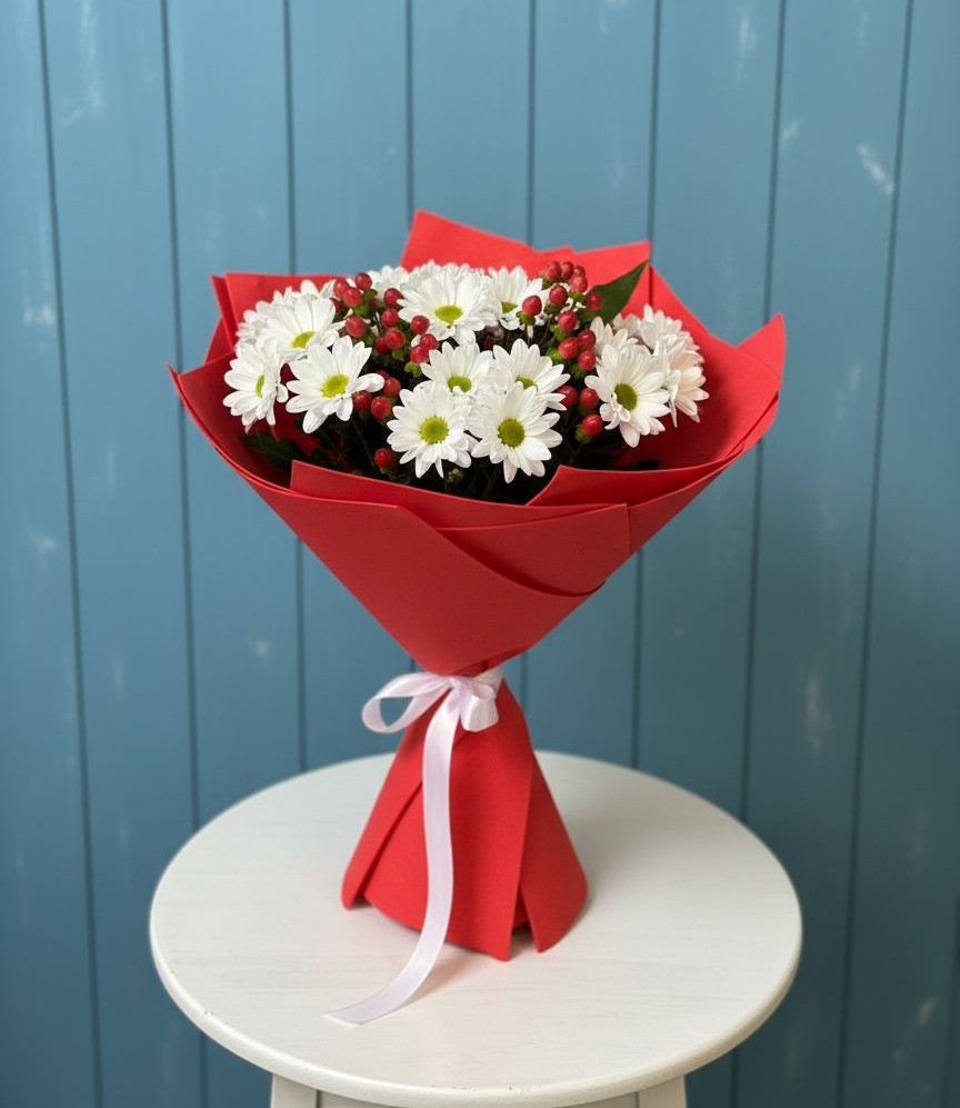 Букет цветов из: Хризантемы в Молоково