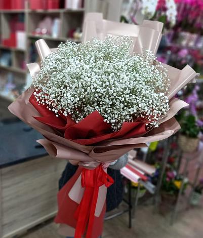 Букет цветов из: Гипсофила в Молоково