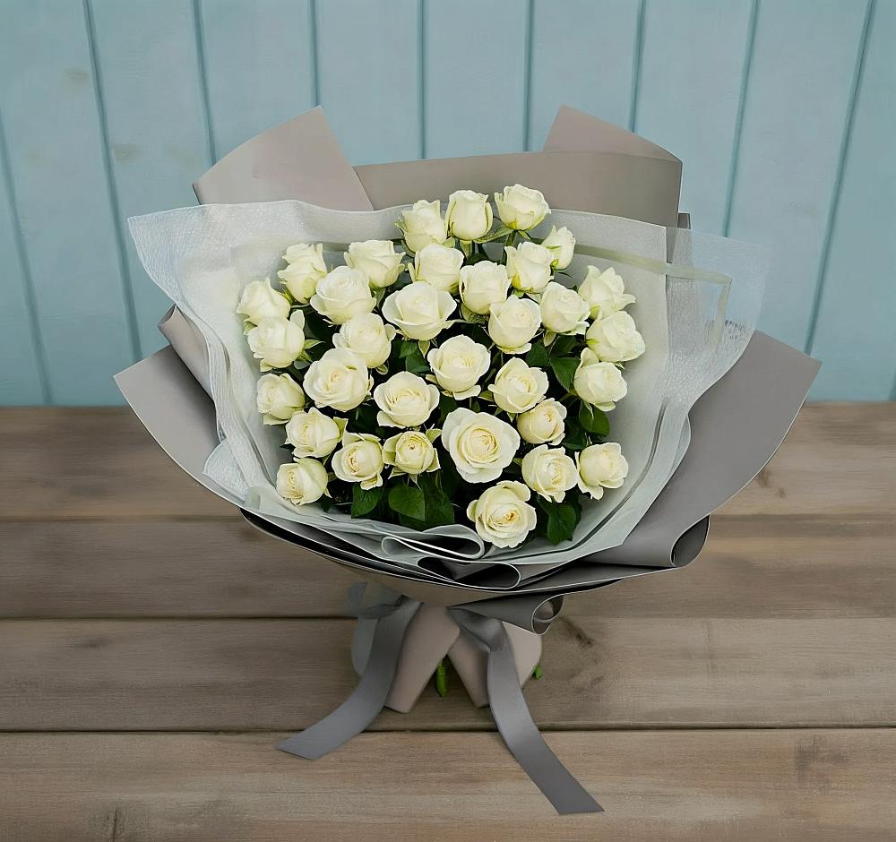 Букет Белоснежная нежность в Молоково
