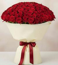 Букет 101 Красная роза Милано в Молоково