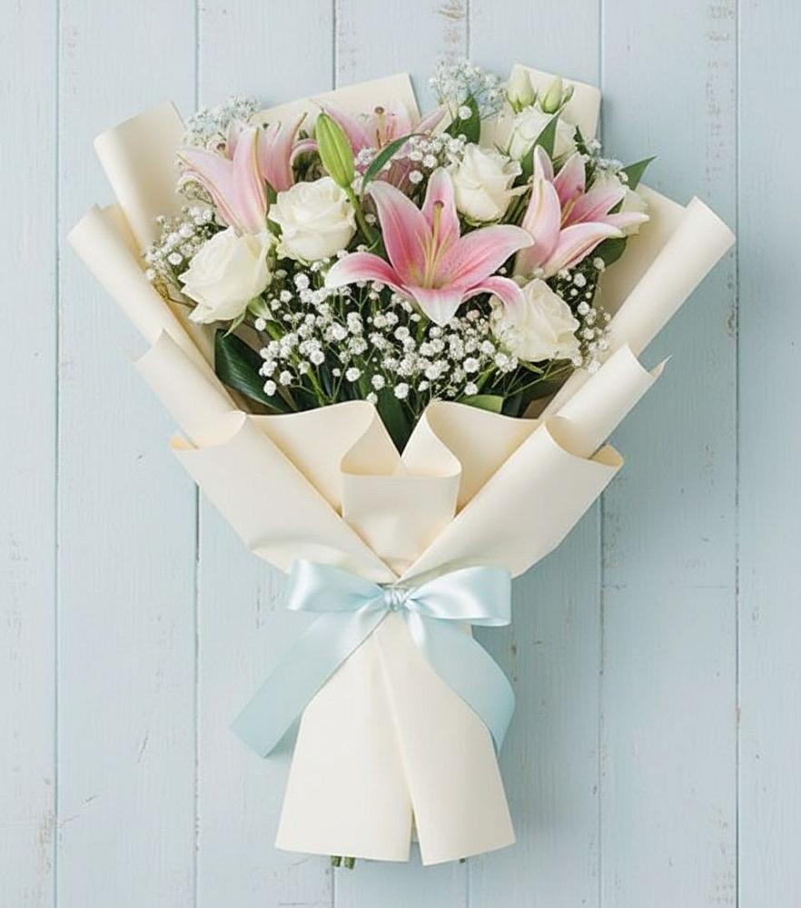 Букет цветов из: Лилии в Молоково