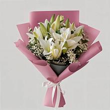Букет цветов из:  Лилии в Молоково