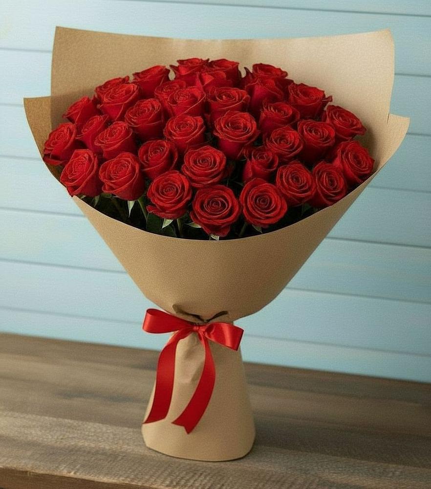 Букет Красные розы Милано в Молоково