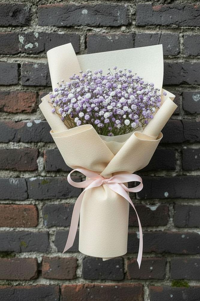 Букет цветов из: Гипсофила в Молоково