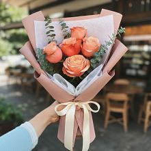 Букет цветов из:  Розы #REPLACE_PRED# Молоково