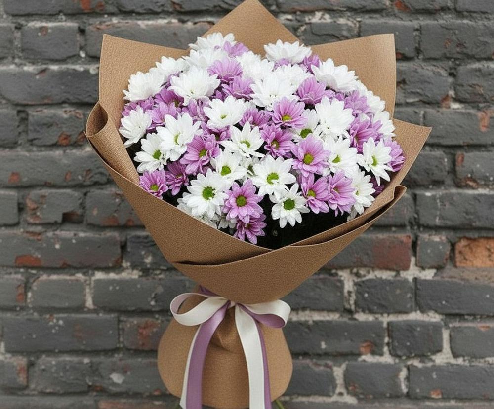 Букет цветов из: Хризантемы в Молоково