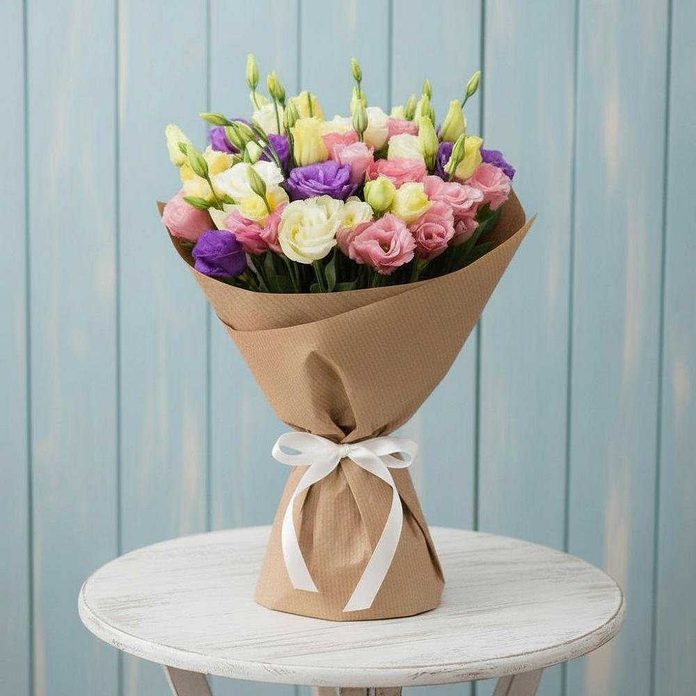 Букет цветов из: Лизиантусы в Молоково