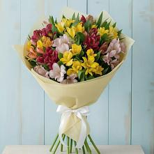 Букет цветов из:  Альстромерии #REPLACE_PRED# Молоково