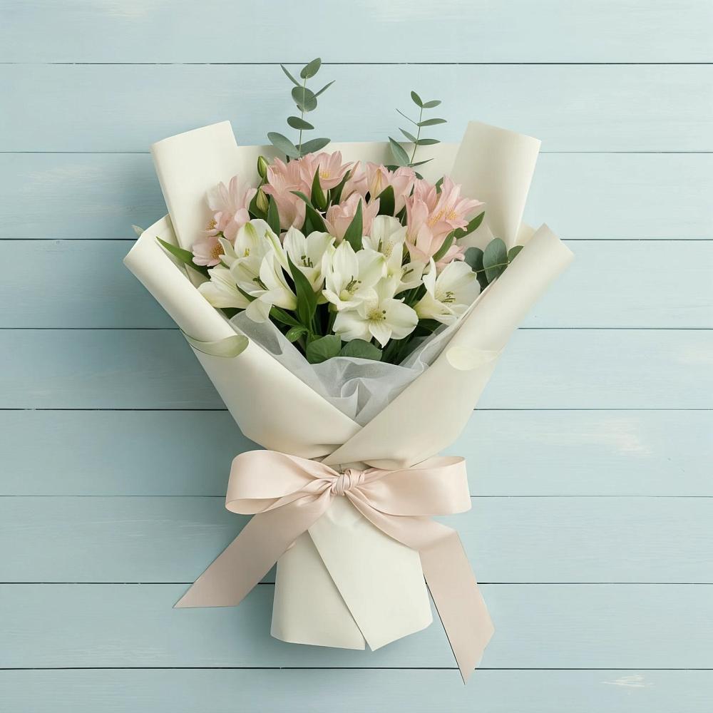 Букет цветов из: Альстромерии в Молоково