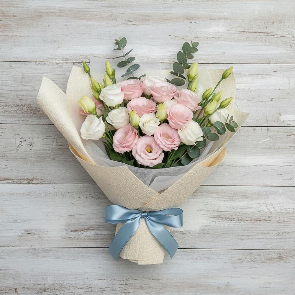 Букет цветов из: Лизиантусы в Молоково