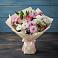 Букет цветов из: Хризантемы, Альстромерии и Розы в Молоково